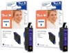 Peach Twin Pack Ink Cartridge blue, compatible with  Epson T0549BL*2, C13T05494010