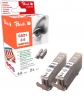 Peach Twin Pack Ink Cartridge grey, compatible with  Canon CLI-521GY*2, 2937B001