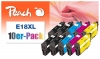 Peach 10er-Pack Tintenpatronen, kompatibel zu  Epson No. 18XL, C13T18164010